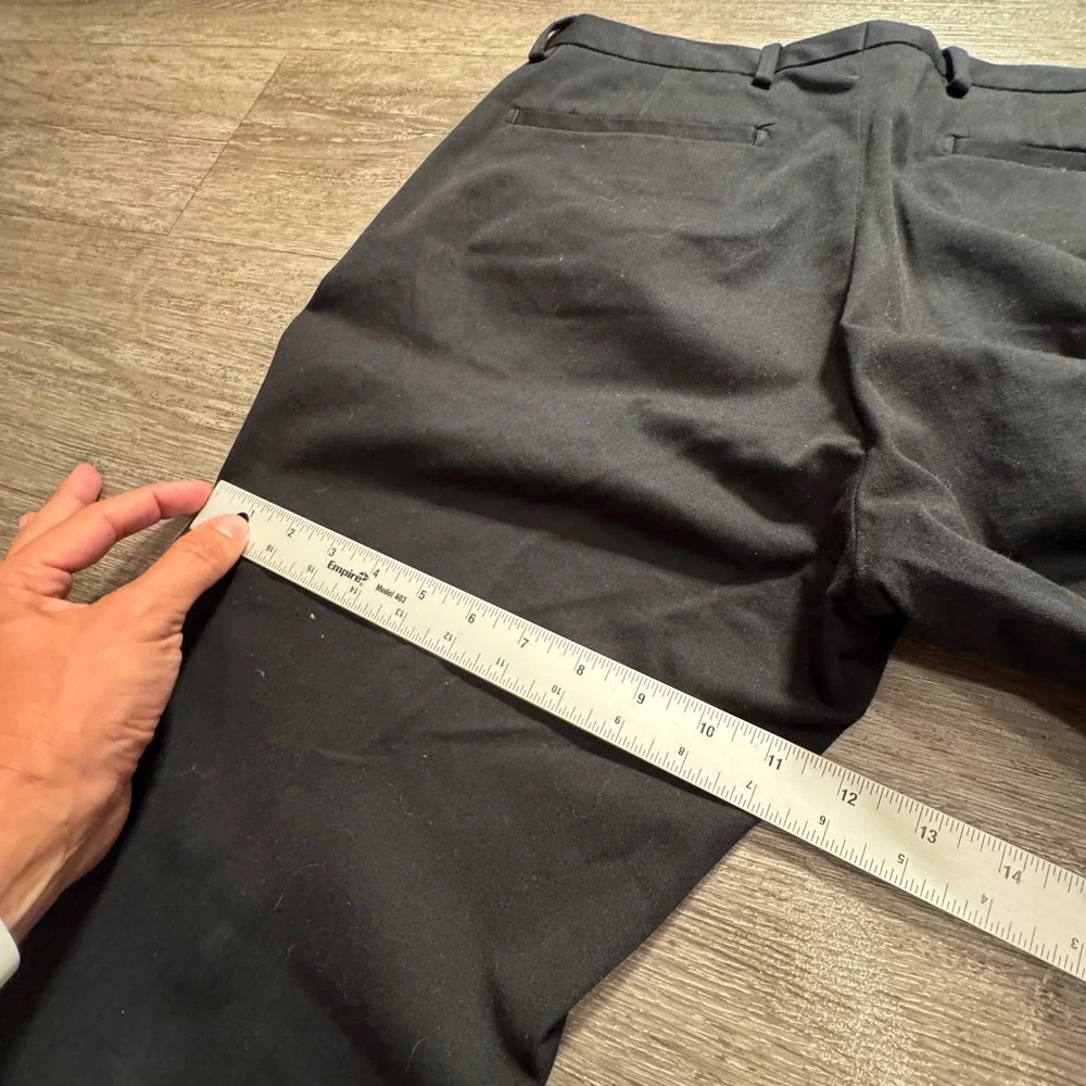 Banana Republic Pants Mens 32 Black Cotton Dress Chinos Business Work 33x29